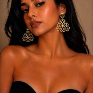 Lattice Pearl Earrings